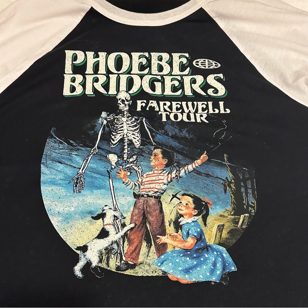 Phoebe Bridgers Farewell Tour baseball tee L